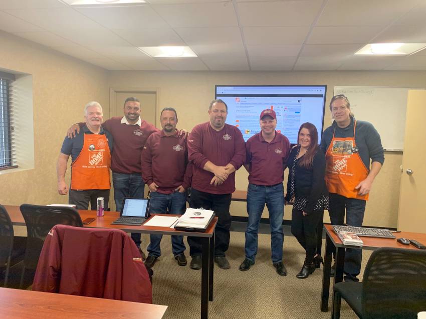 Training Session with Home Depot and Corbin Electrical Services Sales Team